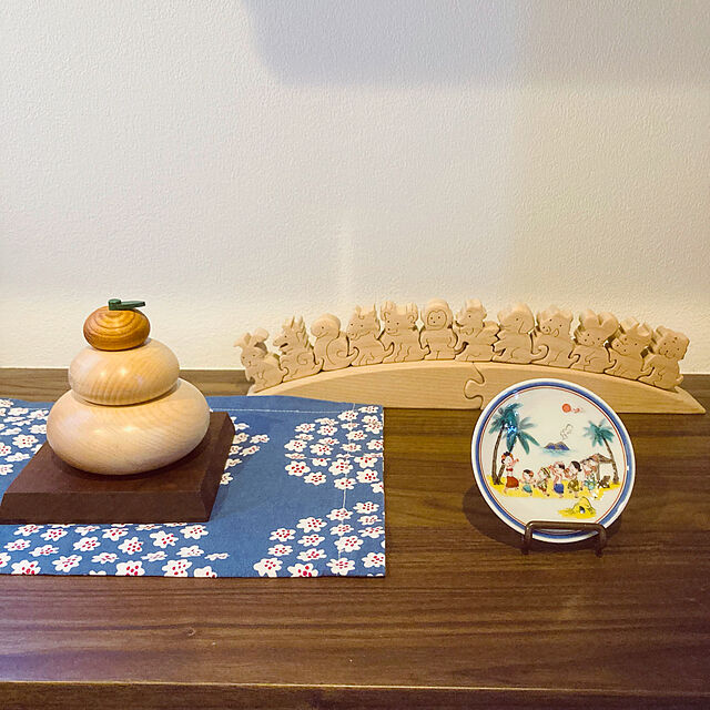 Seisenの-鏡餅 木製 Sサイズ 桐箱入り 木製 鏡もち 正月飾り 2024年用 置物 正月の家具・インテリア写真