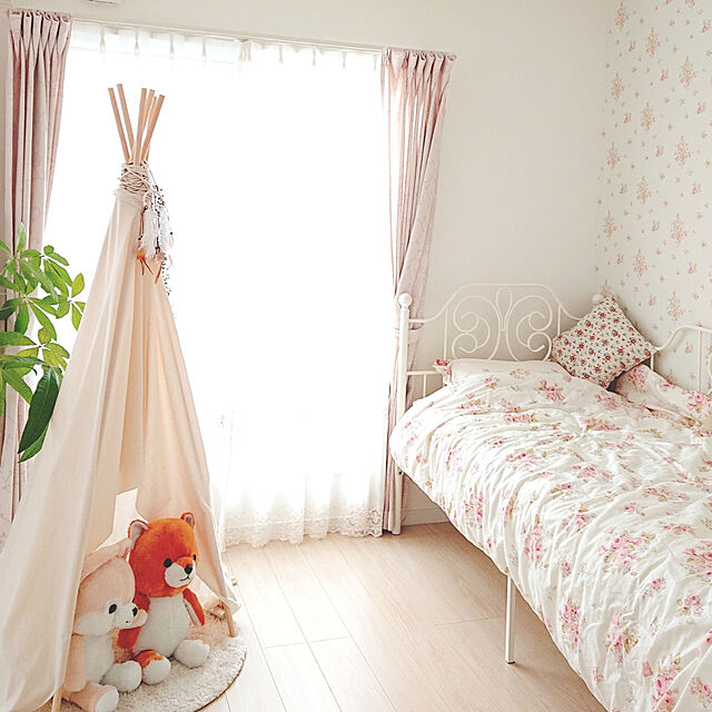 MIARIのニトリ-シングルパイプベッドフレーム(テフ) の家具・インテリア写真