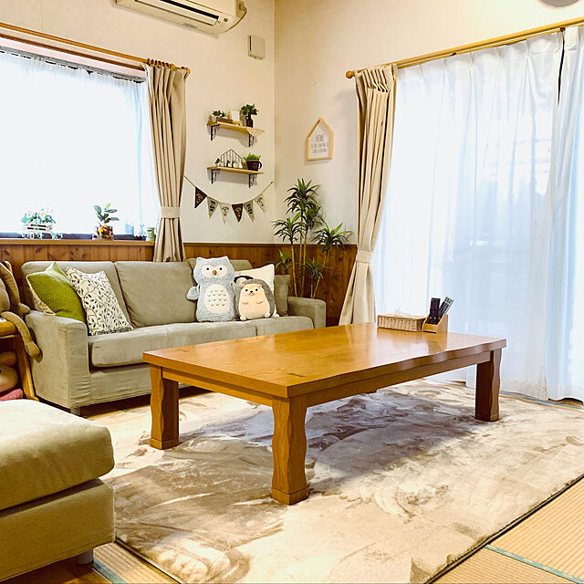 misarikuのニトリ-ウレタン入り吸湿発熱+蓄熱ラグ(Nウォームo-i BE 200X240) の家具・インテリア写真