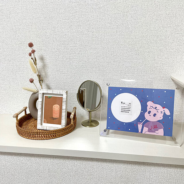 toumiの-studio CLIP (U)ウッドソギフォトフレームL スタディオクリップ インテリア・生活雑貨 フォトフレーム・写真立て グレー ホワイトの家具・インテリア写真