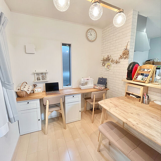 kuyanのニトリ-デスクワゴン(サラ 40 WH) の家具・インテリア写真