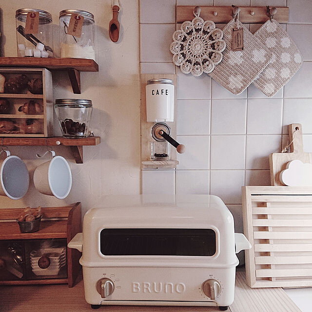 Ohigeのイデアインターナショナル-BRUNO トースターグリル ホワイト【メール便不可】の家具・インテリア写真
