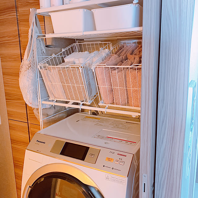 Wkk...sWnmnの-【送料無料】PANASONIC NA-VX9700R-W クリスタルホワイト [ななめ型ドラム式洗濯乾燥機 (11kg) 右開き]の家具・インテリア写真