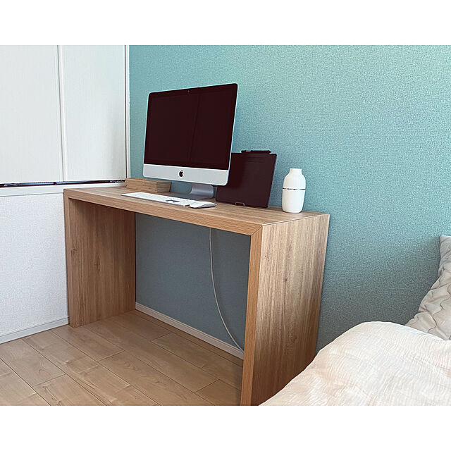 Oriorioのニトリ-倒しても水がこぼれにくい USB卓上超音波加湿器(NI ホワイト) の家具・インテリア写真