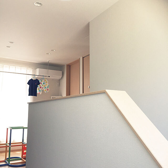 aaaの-室内物干し金物 天井吊り下げ型 ホスクリーンSPC-W(2本1組)の家具・インテリア写真