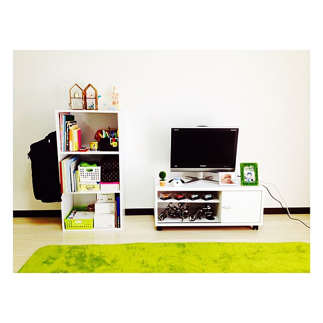 hosi_0407のニトリ-テレビボード(キャラット 80 WH)  【送料有料・玄関先迄納品】 【1年保証】の家具・インテリア写真
