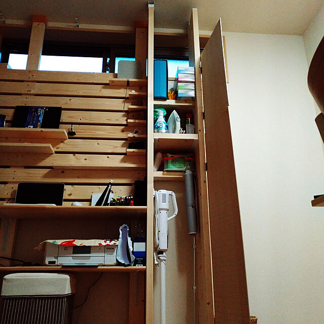Ryotaの-DIY 棚 壁 柱 束ねる金具 3本用 白 267mmWalist ウォリストの家具・インテリア写真