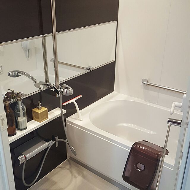 Sachiのリッチェル-カラリ 腰かけ 20H 風呂 椅子 バス チェア お風呂 の シャワー イス おしゃれ 透明 引っ掛け 日本製 リッチェルの家具・インテリア写真