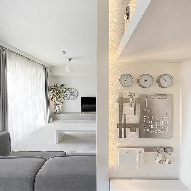 tuuliの-【限定商品】《ネコポスOK》透明カレンダーBLACK（2024年4月〜2024年12月)の家具・インテリア写真