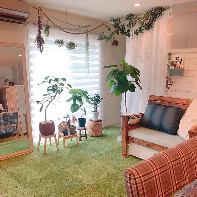 nononの萩原-芝生みたいな ジョイントマット シーヴァ 9枚セットの家具・インテリア写真