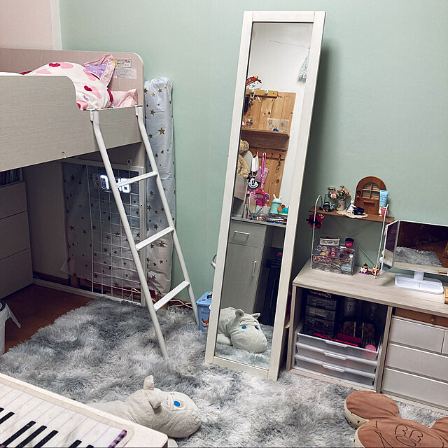 yuuharuのニトリ-システムベッド(デニッシュH WW/WH） の家具・インテリア写真