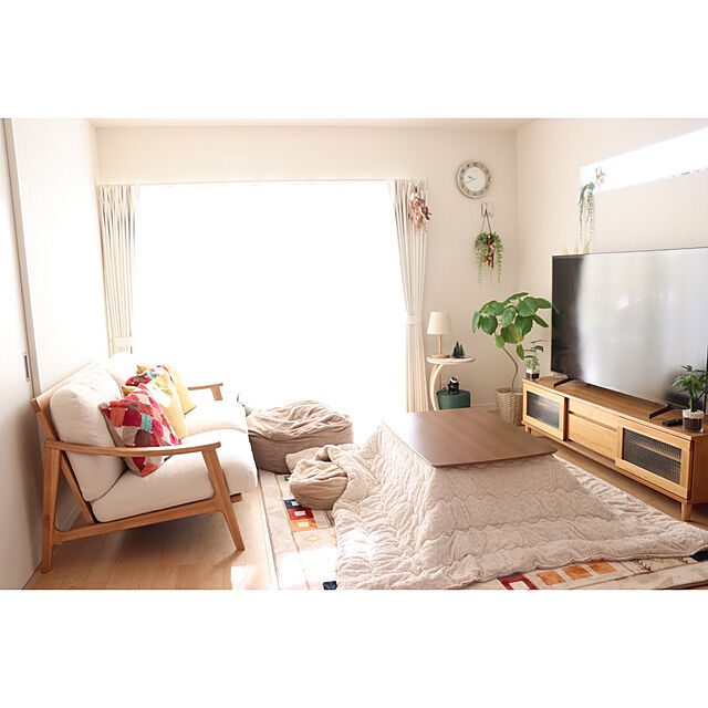 manaのニトリ-こたつ掛ふとん 長方形(KK2203 BE) の家具・インテリア写真