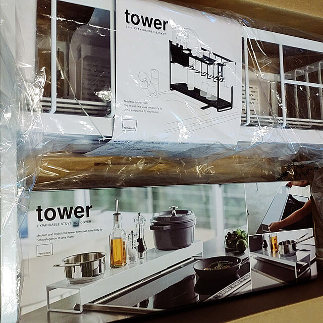 Mayumiのtower-山崎実業 スリムスリーウェイ水切りワイヤーバスケット2段 タワー towerの家具・インテリア写真