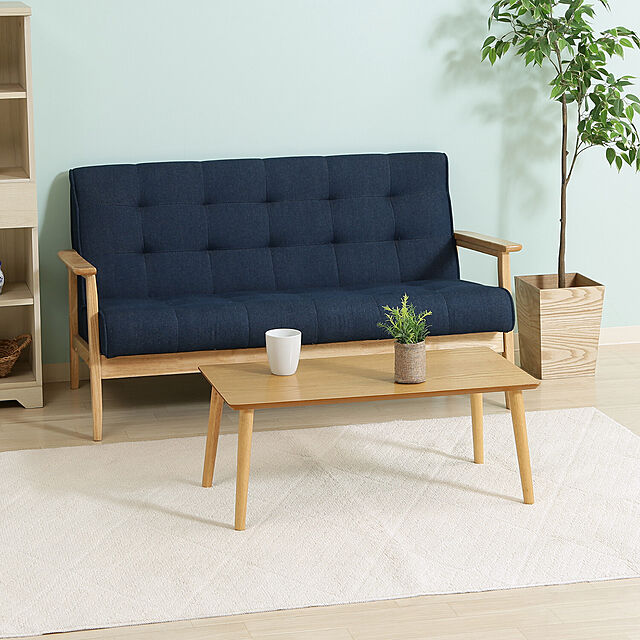 SMB_selectionの不二貿易-突板ローテーブル　８０４０ＢＲの家具・インテリア写真