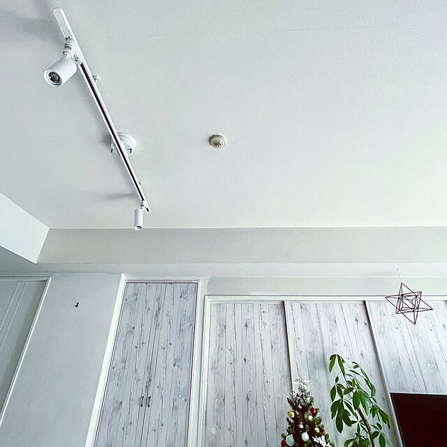 funiの共同照明-共同照明 配線ダクトレール 1.5m ライティング 白（GT-DJ-1.5GDW）おしゃれ 天井照明 簡易取付 レールライト用の家具・インテリア写真