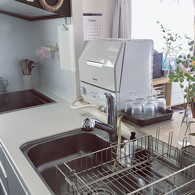 aiiaの-パナソニック 食器洗い乾燥機 プチ食洗 NP-TCM4-W【送料無料】【KK9N0D18P】 母の日 プレゼントの家具・インテリア写真