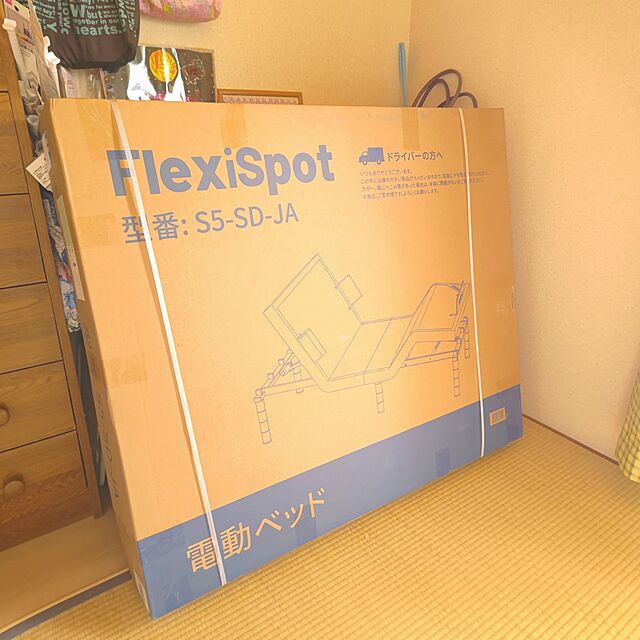 mariaのFlexiSpot-S5 電動ベッドの家具・インテリア写真
