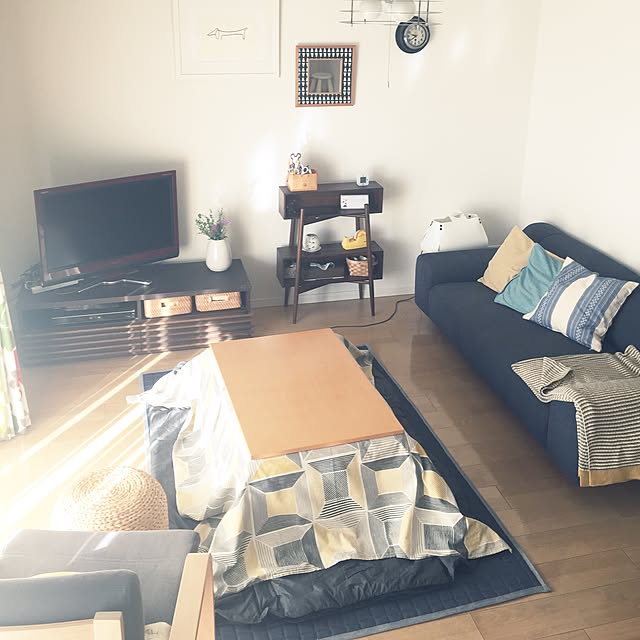naoibuのイケア-【IKEA Original】ORMHASSEL ひざ掛け イエロー グレー 120x180 cmの家具・インテリア写真
