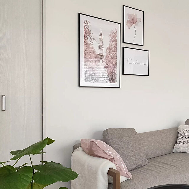 ryomomの壁美人-壁美人 フック かべびじん 金物 静止荷重６Kg：2個入り 鏡 壁掛け 目立たないの家具・インテリア写真