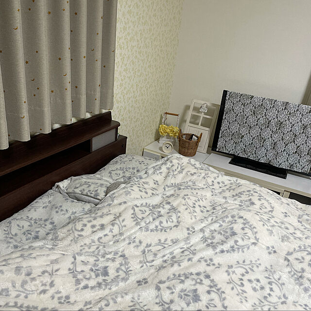 mikiのニトリ-枕カバー(NウォームSPi-n ボーテGY) の家具・インテリア写真