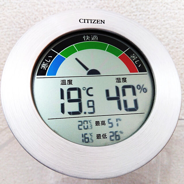 Orieのリズム-【正規品】シチズン CITIZEN 時計 クロック 8RDA67-B19 温湿度計 掛置兼用時計 デジタルの家具・インテリア写真