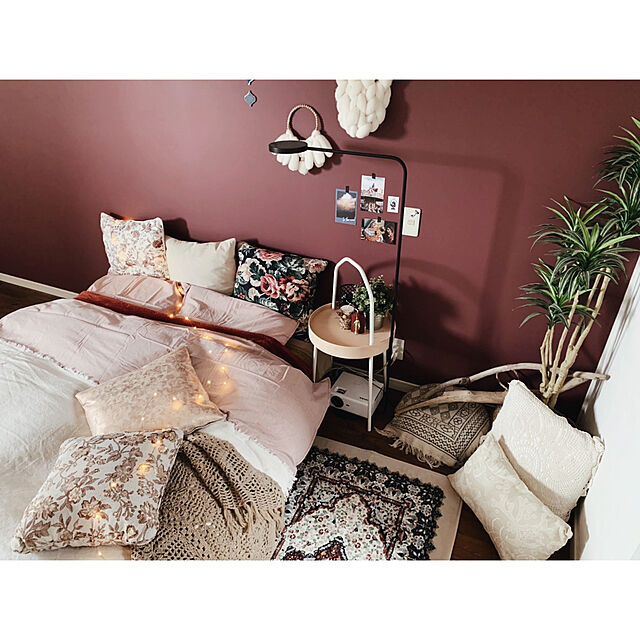 Reiyaのイケア-BERGPALM ベリパルム 掛け布団カバー＆枕カバー（枕カバー2枚）の家具・インテリア写真