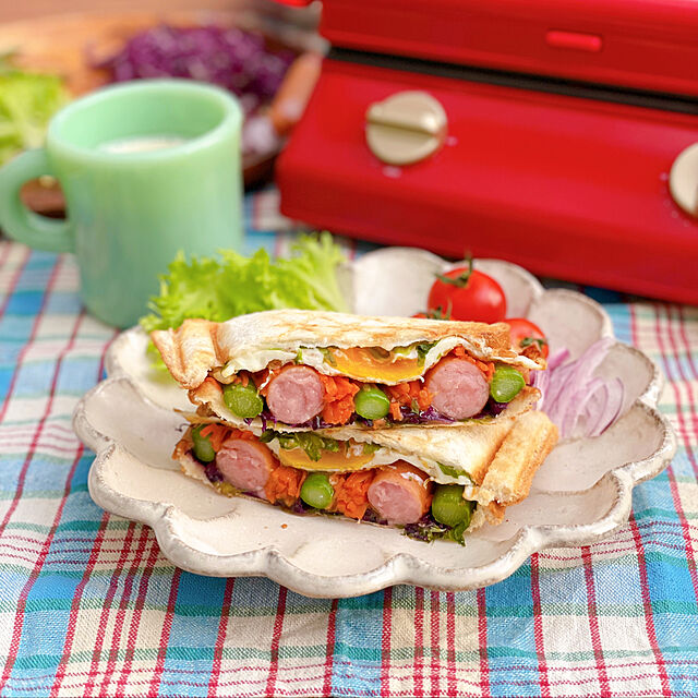 maiyokoyamaのBRUNO-ブルーノ BRUNO グリルサンドメーカー ダブル BOE084 ホットサンドメーカー キッチン家電 調理器具 食パン サンドイッチの家具・インテリア写真