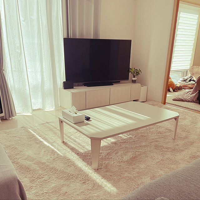 eのイケヒコ・コーポレーション-ラグ カーペット 『ラルジュ』 アイボリー 約200×300cm(ホットカーペット対応) 3959139の家具・インテリア写真