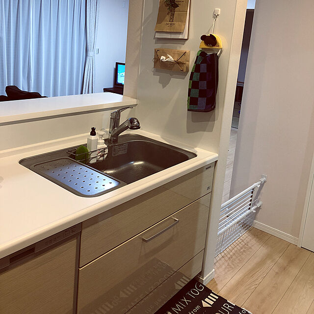 mのニトリ-キッチン用フロアマット(レタード GY 45X120) の家具・インテリア写真