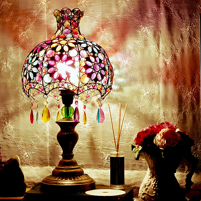 cynthia.Yの一品　ichibing-レトロアンティークスタイル古典的な古典的なヨーロッパのインテリアライトデスクライトテーブルトップスタンドテーブルライト照明装飾ライトエレガントでエレガントなおしゃれなの家具・インテリア写真