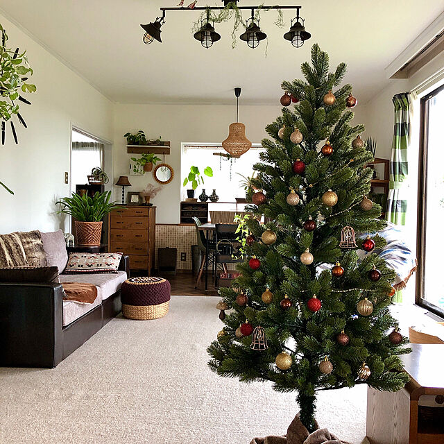 mugijunのOTOGINO-おとぎの国 ドイツトウヒツリー 150cm クリスマスツリー リアル枝 ヌードツリー 日本語説明書付きの家具・インテリア写真