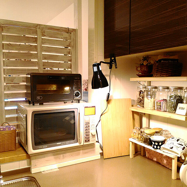 iketoのニトリ-クリップライト(HC-026C BK) の家具・インテリア写真