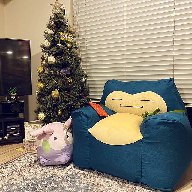 saekoの-【あす楽】ソファー ソファ カビゴン ビーズソファ ローソファー sofa ポケモン pokemon ビーズソファ スゴビーズ ヘタリにくい 1P 一人掛け クリスマス プレゼント ビーズ クッション 一人暮らし コンパクト かわいい 1人用 カバー 背もたれ 特大 大きいの家具・インテリア写真