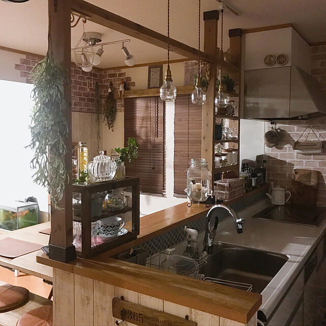 miya5の-salut!(サリュ) リサイクルウッドカウンターキャビネットの家具・インテリア写真