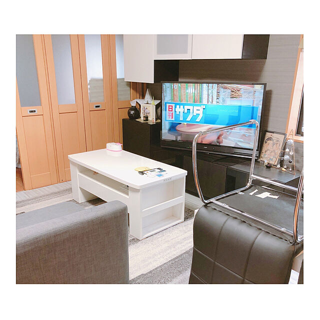Risaのイケア-IKEA ( イケア ) BESTA テレビ台, ブラックブラウン (120x40x38cm)の家具・インテリア写真