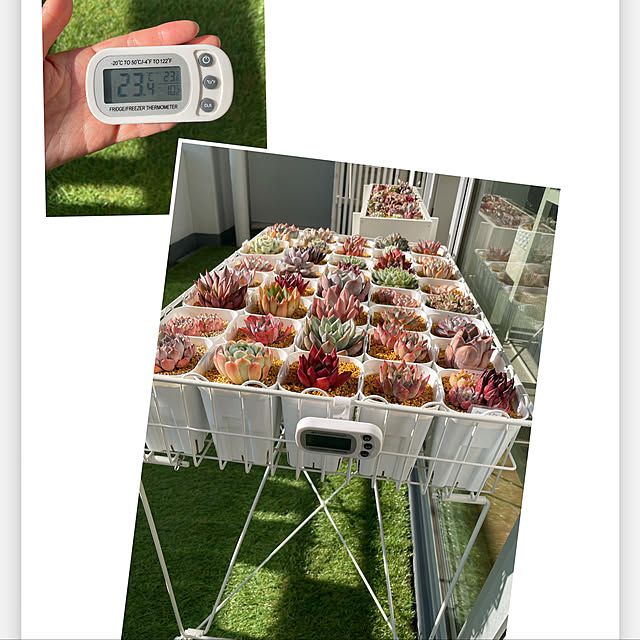 nanakoの-Idealeben デジタル温度計 冷蔵庫用 測定範囲(-20°C〜50°C) 最高温度・最低温度値記録 IPX3生活防水 フック付き 置き掛け両用 冷蔵庫の家具・インテリア写真
