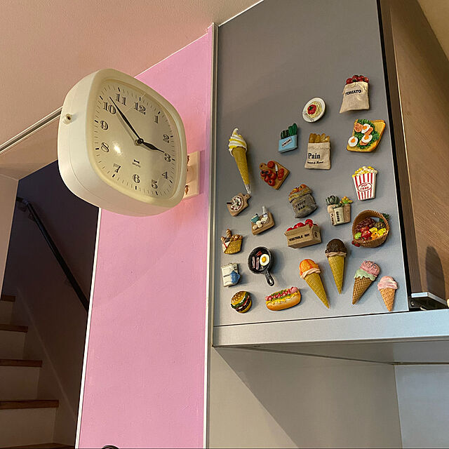 poniの-BRUNO ブルーノ 壁掛け時計 BCW030 ツーフェイスフレンチレトロクロック [時計 壁掛け 掛け時計 ウォールクロック おしゃれ デザイン 子供 ギフト] 人気の家具・インテリア写真