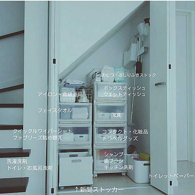 rumi_home169の-【送料無料】フィッツユニットケース 3530 2個セット カプチーノフィッツ ユニット 収納 ケース 奥行55 幅35 fits プラスチック 天馬 公式 公式店 日本製の家具・インテリア写真