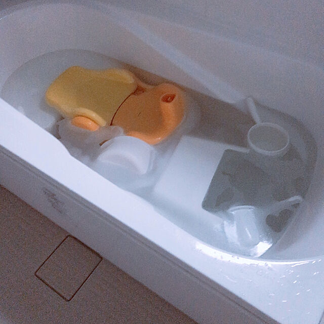 misaeeeの-【アップリカ】はじめてのお風呂から使えるバスチェア イエローYE 品番：91593 ベビー入浴 お風呂いす 赤ちゃん 新生児 02P03Dec16の家具・インテリア写真
