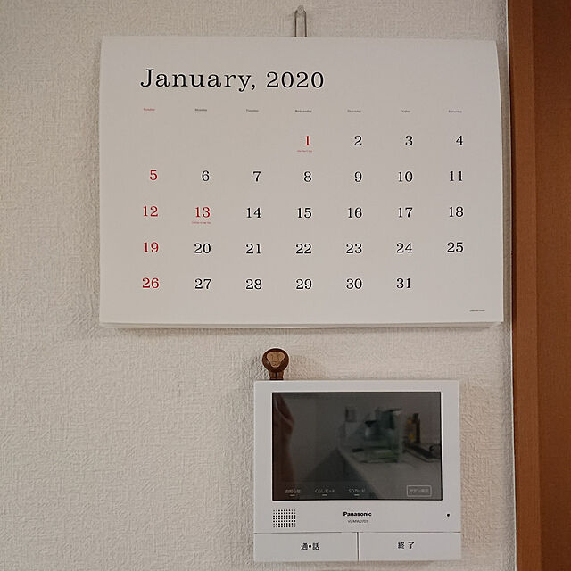 maikyのANDO GALLERY-★2020年★葛西薫 カレンダー（罫線なし）の家具・インテリア写真