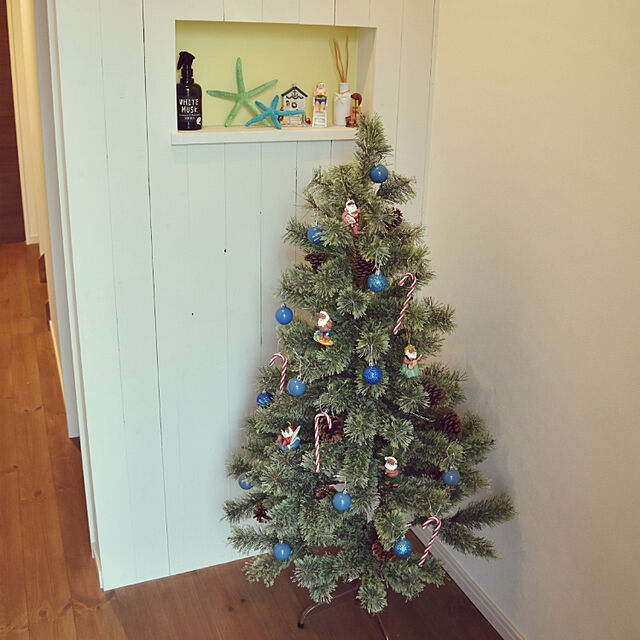 Indigoの-クリスマスツリー ヌード 120cm スリム リアル クリスマスヌードツリー 120 松ぼっくり付 豊富な枝数 ヌードツリー クリスマス ツリー ドイツトウヒ風 おしゃれ 北欧 ノルディック 松ぼっくり カフェ 北欧風 プレゼント ギフト 子供の家具・インテリア写真