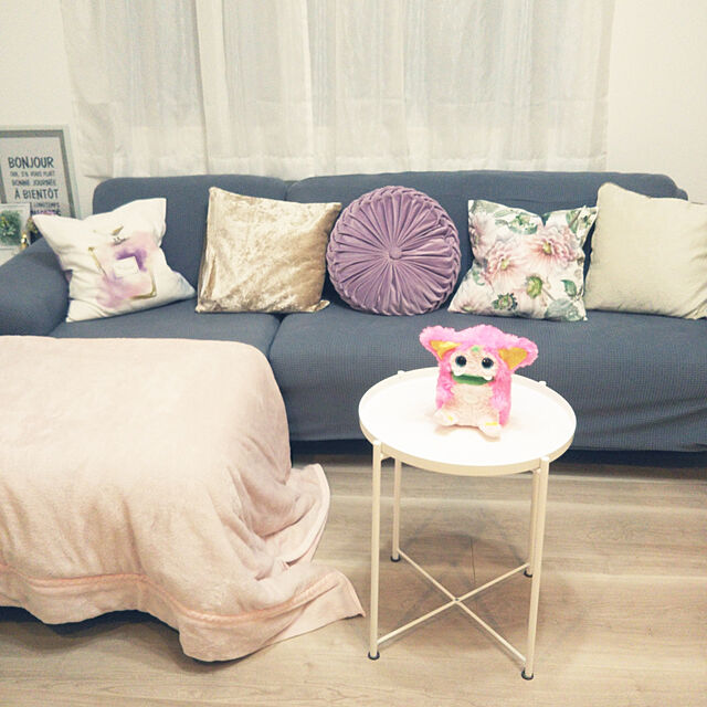 ayaのニトリ-クッションカバー(ダリア) の家具・インテリア写真