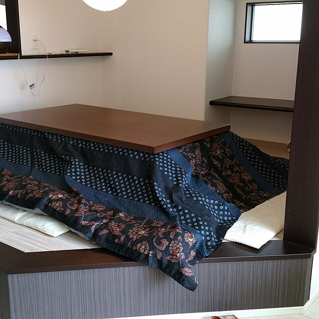 azumonaの萩原-【送料無料】 高さ4段階調節 ツートンカラーのリビングコタツ　ジェスタK150 （WN）の家具・インテリア写真