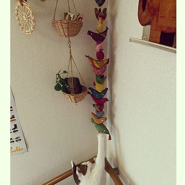 Lufuの-ハンギング ベル インドの鳥さんベル 小 70cm アジアン 風鈴 エスニック 雑貨の家具・インテリア写真