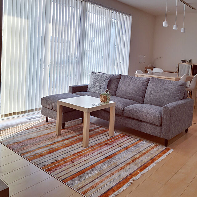 maro38のイケア-IKEA イケア サイドテーブル ホワイトステインオーク調 LACK 通販 704.315.34の家具・インテリア写真
