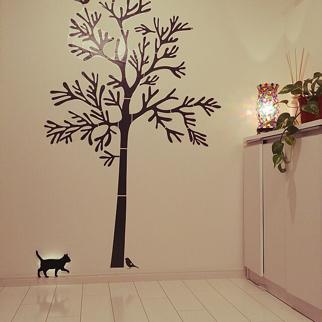 miotukushiの東洋ケース-東洋ケース キャットウォールライト CAT WALL LIGHT てくてく TL-CWL-02インテリアライト 間接照明 LEDライト ネコ 雑貨 4511546078898の家具・インテリア写真