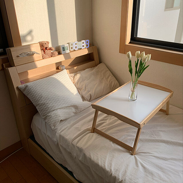 bitterのニトリ-シングルベッドフレーム( グラン NA ヒキツキ) の家具・インテリア写真