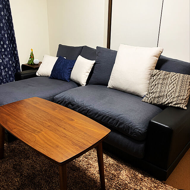 Pochitaroのニトリ-サイドテーブル(レフィール LBR) の家具・インテリア写真