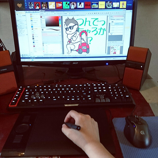 minaraiの-ロジクール Logicool G710P [Logicool G710+ Mechanical Gaming Keyboard（ロジクール G710+ メカニカル ゲーミング キーボード）]※基本送料無料(沖縄・離島別)の家具・インテリア写真