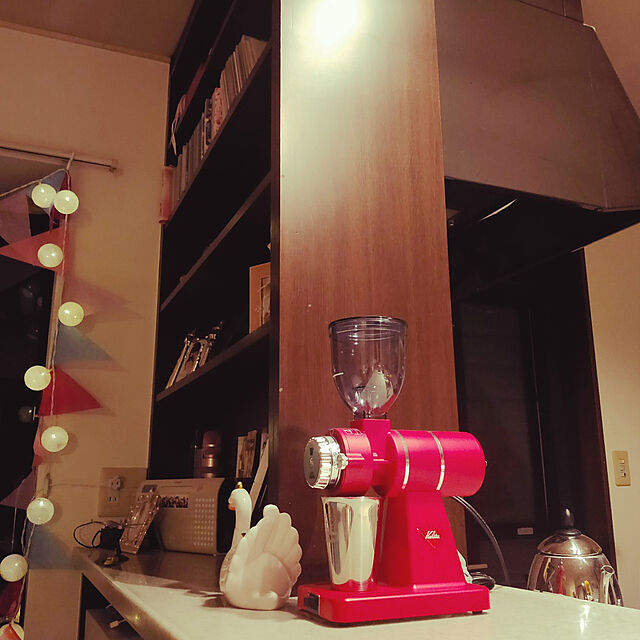 Tomoの-【日本製】電動コーヒーミル カリタ 61117 ナイスカットG（ナイスカットジー） インディアンレッド (コーヒー用品 珈琲 豆挽き Kalita ナイスカットミル 後継機種)（ラッピング不可）の家具・インテリア写真